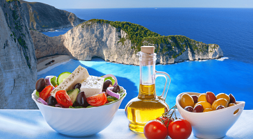 A Big Blue Guide To Greek Cuisine  - Santorini, Ithaca, Crete & Lefkada -