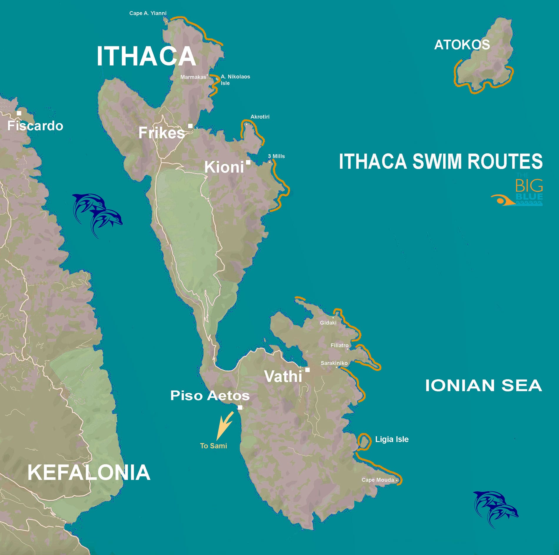 Ithaca Map